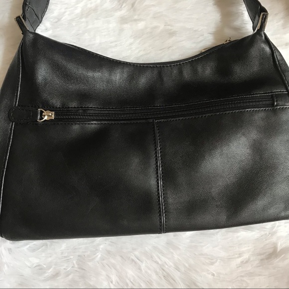 Kim Rogers Black Shoulder Bag w/ Silver Accents - Picture 2 of 14